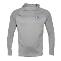 Adult Men's Toronto Blue Jays Levelwear Ascent Insignia 2.0 Pullover baseball Hoodie - Gray