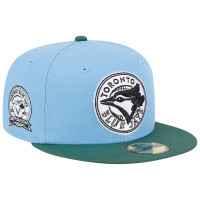 Adult Men's Toronto Blue Jays New Era 40th Season Anniversary 59FIFTY Fitted Hat - Sky Blue/Cilantro
