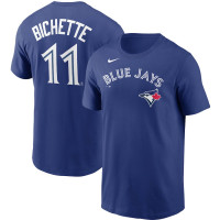 Adult Men's Bo Bichette Toronto Blue Jays Name & Number baseball T-shirt - Royal Adult Men's Bo Bichette Toronto Blue Jays Name & Number baseball T-shirt - Royal