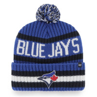 Adult Men's Toronto Blue Jays '47 Bering Cuffed Knit Hat with Pom - Royal