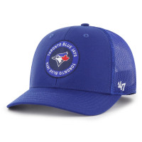 Adult Men's Toronto Blue Jays '47 Unveil Trucker Adjustable Hat - Royal Adult Men's Toronto Blue Jays '47 Unveil Trucker Adjustable Hat - Royal