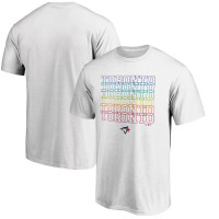 Adult Men's Toronto Blue Jays City Pride baseball T-shirt - White Adult Men's Toronto Blue Jays City Pride baseball T-shirt - White
