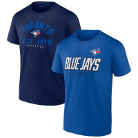 Adult Men's Toronto Blue Jays Player Pack baseball T-shirt Combo Set - Royal/Navy