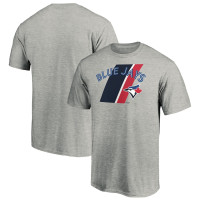 Adult Men's Toronto Blue Jays Team Prep baseball T-shirt - Heathered Gray