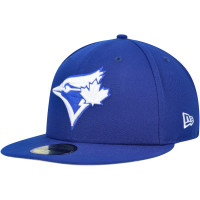 Adult Men's Toronto Blue Jays New Era White Logo 59FIFTY Fitted Hat - Royal 