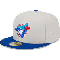 Adult Men's Toronto Blue Jays New Era World Class Back Patch 59FIFTY Fitted Hat - Gray/Royal