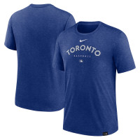 Adult Men's Toronto Blue Jays Nike Authentic Collection Early Work Tri-Blend Performance baseball T-shirt - Heather Royal Adult Men's Toronto Blue Jays Nike Authentic Collection Early Work Tri-Blend Performance baseball T-shirt - Heather Royal