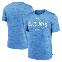 Adult Men's Toronto Blue Jays Authentic Collection Velocity Performance Practice baseball T-shirt - Powder Blue
