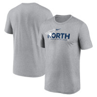 Adult Men's Toronto Blue Jays Local Rep Legend Performance baseball T-shirt - Heathered Charcoal