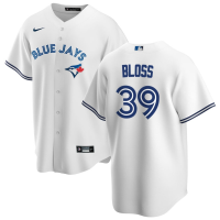 Men's Toronto Blue Jays Jake Bloss #39 White Home Replica Jersey Men's Toronto Blue Jays Jake Bloss #39 White Home Replica Jersey