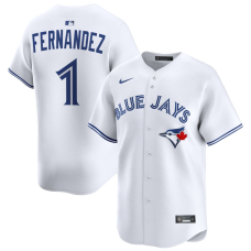 Men's Toronto Blue Jays Tony Fernandez #1 White Home Limited Retired Player Jersey Men's Toronto Blue Jays Tony Fernandez #1 White Home Limited Retired Player Jersey