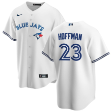 Men's Toronto Blue Jays Jeff Hoffman #23 White Home Replica Jersey