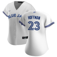 Women's Toronto Blue Jays Jeff Hoffman #23 White Home Replica Jersey