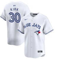 Youth Toronto Blue Jays Alejandro Kirk #30 White Home Limited Jersey