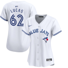 Women's Toronto Blue Jays Easton Lucas #62 White Home Limited Jersey