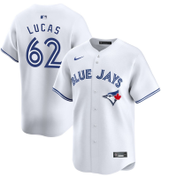 Youth Toronto Blue Jays Easton Lucas #62 White Home Limited Jersey