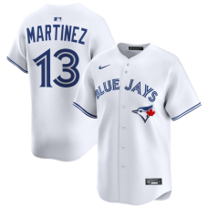 Men's Toronto Blue Jays Orelvis Martinez #13 White Home Limited Jersey Men's Toronto Blue Jays Orelvis Martinez #13 White Home Limited Jersey