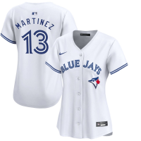 Women's Toronto Blue Jays Orelvis Martinez #13 White Home Limited Jersey Women's Toronto Blue Jays Orelvis Martinez #13 White Home Limited Jersey