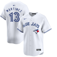 Youth Toronto Blue Jays Orelvis Martinez #13 White Home Limited Jersey