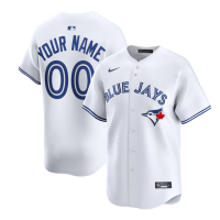 Men's Toronto Blue Jays Custom White Home Limited Retired Player Jersey Men's Toronto Blue Jays Custom White Home Limited Retired Player Jersey