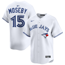 Men's Toronto Blue Jays Lloyd Moseby #15 White Home Limited Retired Player Jersey Men's Toronto Blue Jays Lloyd Moseby #15 White Home Limited Retired Player Jersey