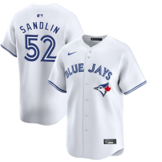 Youth Toronto Blue Jays Nick Sandlin #52 White Home Limited Jersey Youth Toronto Blue Jays Nick Sandlin #52 White Home Limited Jersey