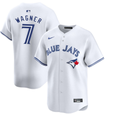 Youth Toronto Blue Jays Will Wagner #7 White Home Limited Jersey