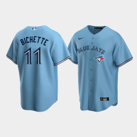 Men's Toronto Blue Jays #11 Bo Bichette Powder Blue 2020 Replica Alternate Jersey