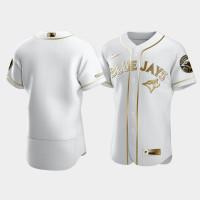 Men's Toronto Blue Jays White Golden Edition Authentic Jersey
