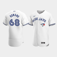 Men's Toronto Blue Jays #68 Jordan Romano White Authentic Home Jersey