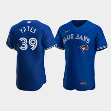 Men's Toronto Blue Jays #39 Kirby Yates Royal Authentic Nike Alternate Jersey