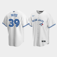 Men's Toronto Blue Jays #39 Kirby Yates White Replica Nike Home Jersey