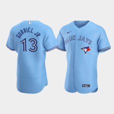 Men's Toronto Blue Jays #13 Lourdes Gurriel Jr. Blue Authentic Alternate Jersey Men's Toronto Blue Jays #13 Lourdes Gurriel Jr. Blue Authentic Alternate Jersey