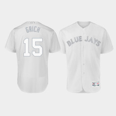 Men's Toronto Blue Jays Authentic #15 Randal Grichuk 2019 Players' Weekend White Grich Jersey