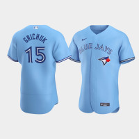 Men's Toronto Blue Jays #15 Randal Grichuk Powder Blue Authentic Alternate Jersey