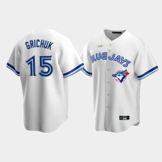 Men's Toronto Blue Jays #15 Randal Grichuk Cooperstown Collection Home Nike White Jersey