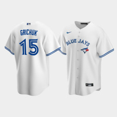 Men's Toronto Blue Jays #15 Randal Grichuk White Replica Nike Home Jersey