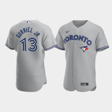 Lourdes Gurriel Jr. Toronto Blue Jays Gray Authentic Road Jersey