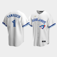 Shun Yamaguchi Toronto Blue Jays White Cooperstown Collection Home Jersey