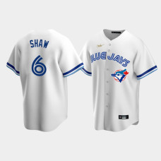 Travis Shaw Toronto Blue Jays White Cooperstown Collection Home Jersey