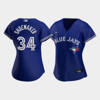 Women's Toronto Blue Jays Matt Shoemaker #34 Royal Replica Nike 2020 Alternate Jersey Women's Toronto Blue Jays Matt Shoemaker #34 Royal Replica Nike 2020 Alternate Jersey