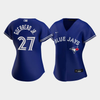 Women's Toronto Blue Jays Vladimir Guerrero Jr. #27 Royal Replica Nike 2020 Alternate Jersey