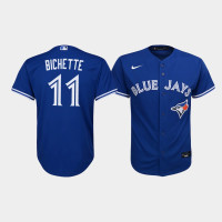 Youth Toronto Blue Jays Bo Bichette #11 Royal Replica Alternate Jersey