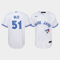 Youth Toronto Blue Jays Ken Giles #51 White Replica Nike Home Jersey